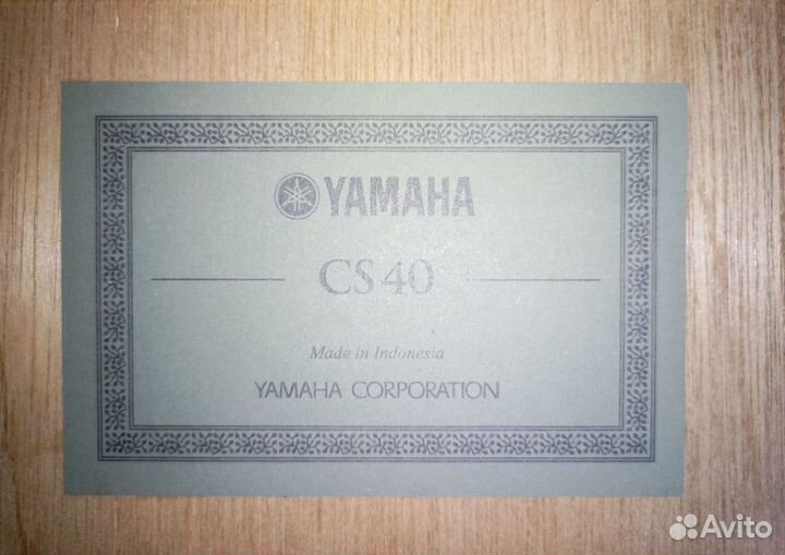 Классич. гитара Yamaha CS40 3/4, новые струны