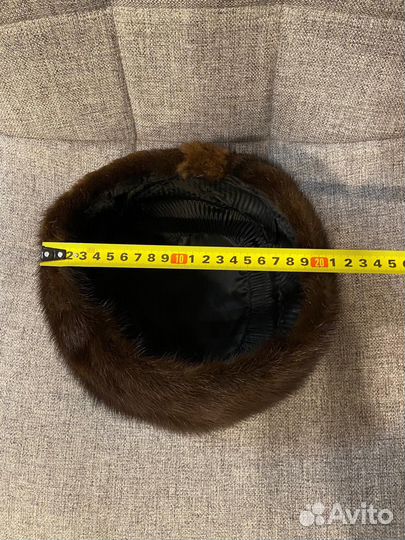 Шапка норковая женская, ретро