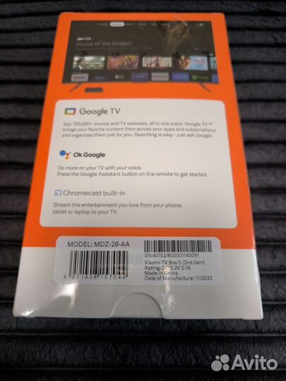 Медиаплеер Xiaomi Mi Box S 2nd Gen MDZ-28-AA