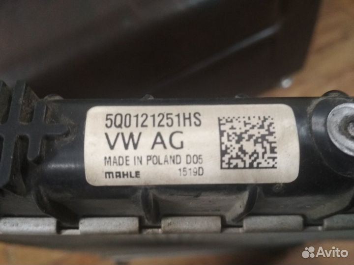 Радиатор охлаждения Scoda A7