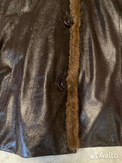 Куртка кожаная 56