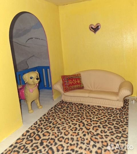 Домик для барби деревянный