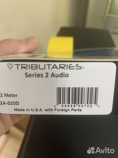 Межблочный кабель 2 rca tributaries 2A-020d