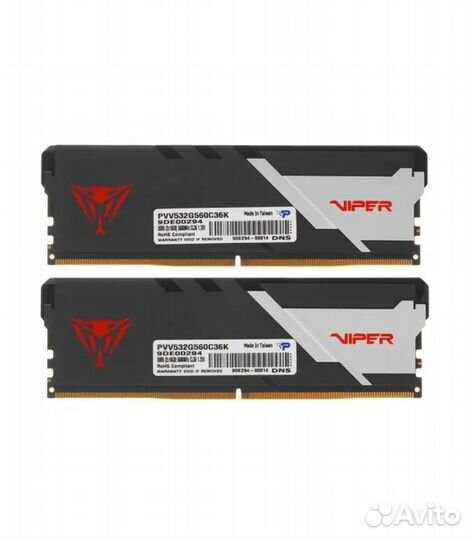 Оперативная память Patriot Viper Venom, 32 гб (16х
