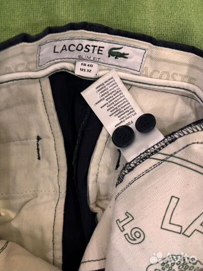 Чиносы Lacoste оригинал