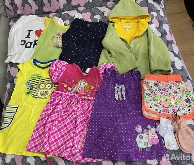 Вещи пакетом на девочку