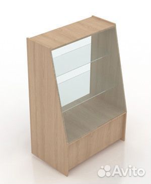 Наклонная стеклянная витрина