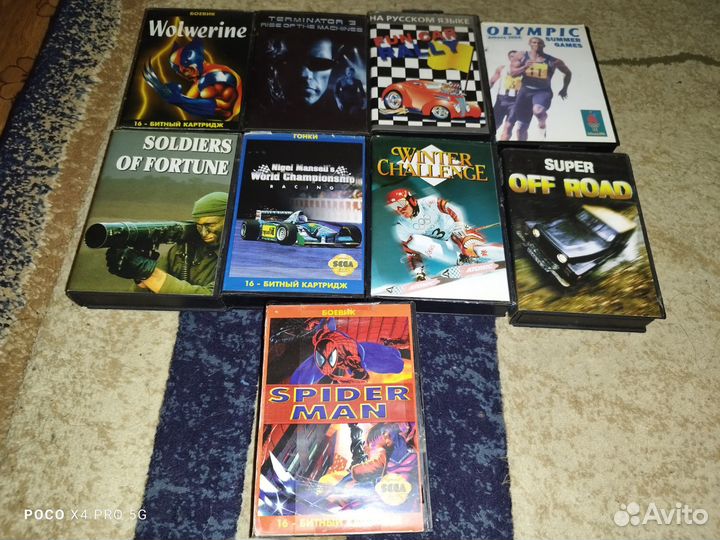 Картриджи sega