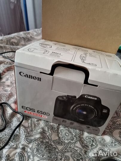 Камера canon EOS 650D kit (фотоаппарат)