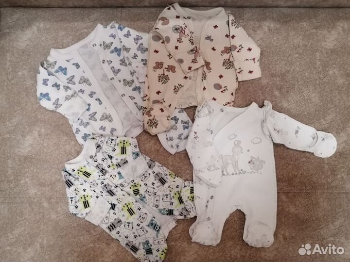 Вещи для новорожденной недоношенной малышки 44 50