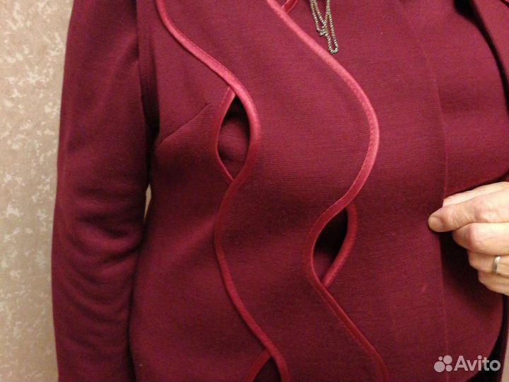 Платье с кардиганом 56 р