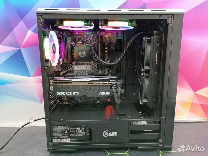 Игровой пк i5 8600k/RTX 2080/16 GB/128 GB/2 TB