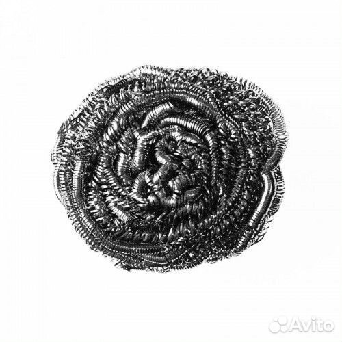 Губка металлическая нержавеющая 