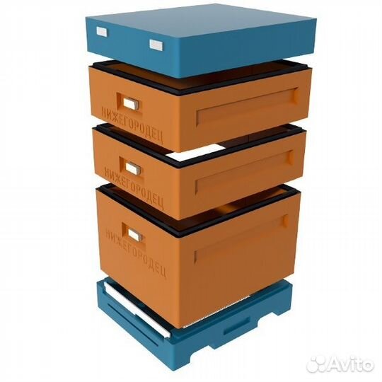 Улей ппу нижегородец 12 и 10 рамок