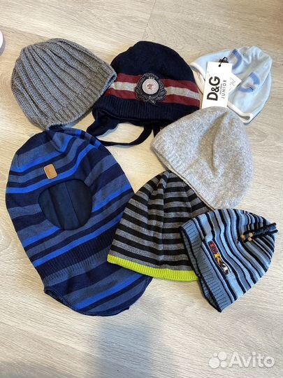 Шапка шлем для мальчика