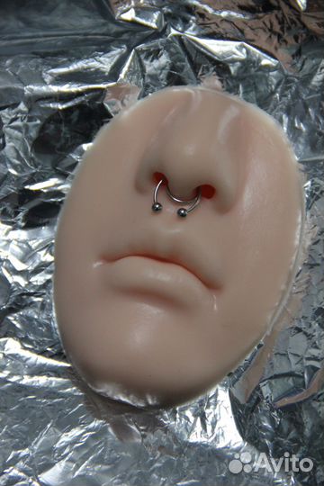 Силиконовые манекен лица