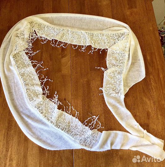 Шарф трикотажный, хлопок