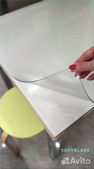 Мягкое стекло пвх на круглый стол