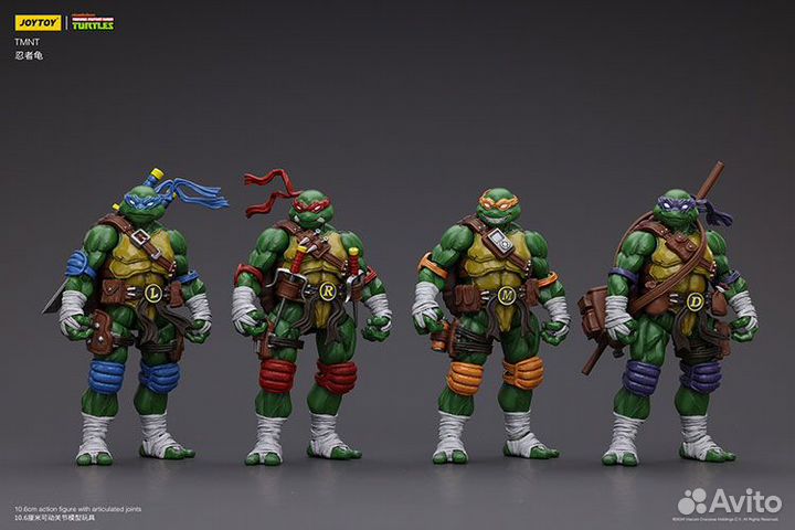 Черепашки ниндзя joytoy x Nickelodeon tmnt фигурки