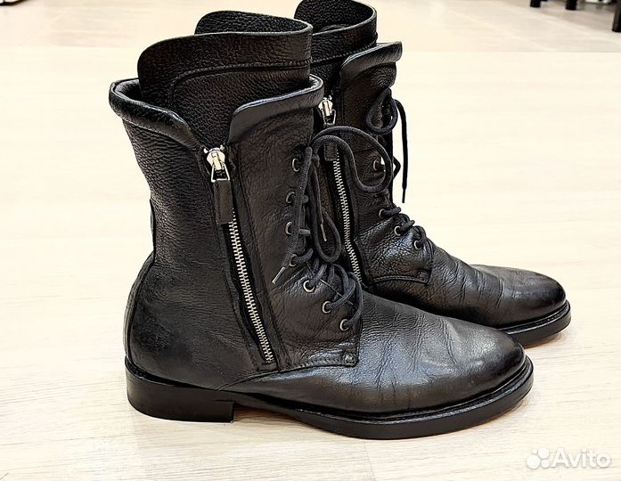 Мужские ботинки из оленьей кожи bruno bordese