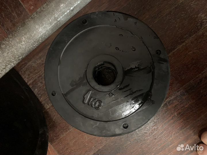 Штанга с блинами бу