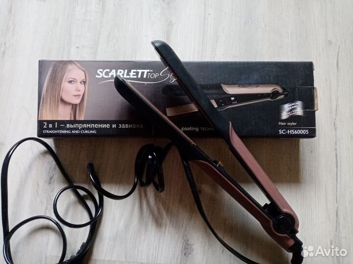 Щипцы выпрямитель для волос Scarlett-HS60005 новый