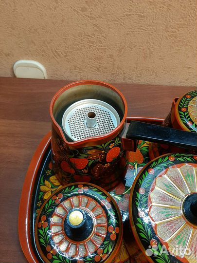 Кофейный набор из хохломы