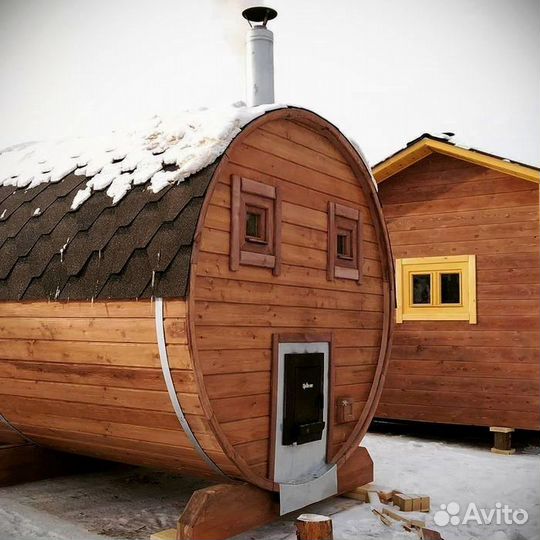 Баня бочка 4 м