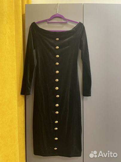 Бархатное платье
