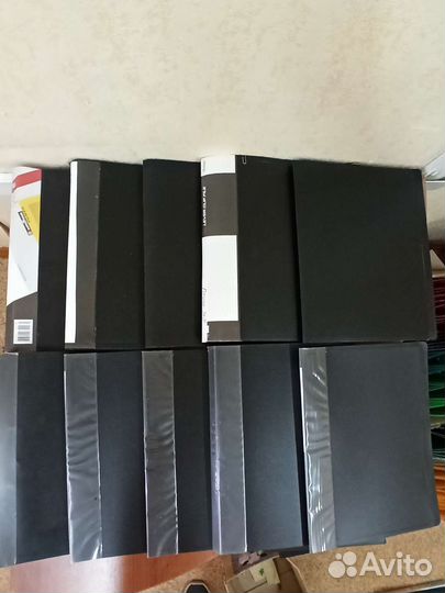 Папки пластиковые на кольцах, канцелярия