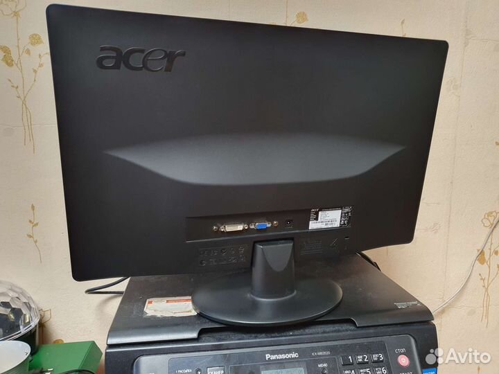 Монитор 22 дюйма.Acer s221hql,dvi/vga