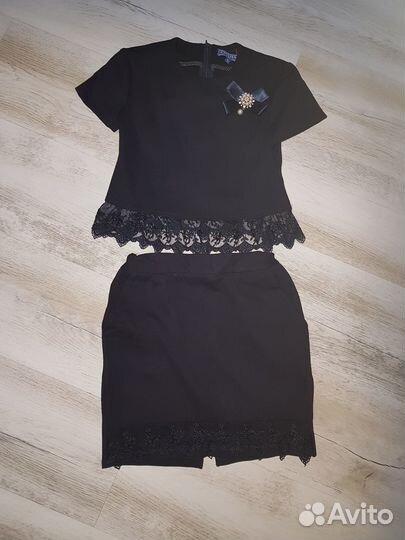 Школьная форма для девочки 128 134 темно синяя