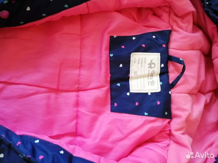 Комбинезон демисезонный для девочки 92