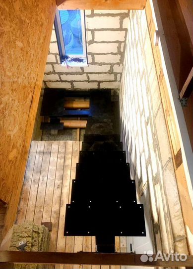 Лестницы на металлокаркасе