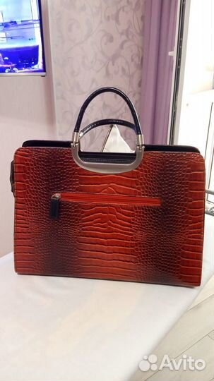 Сумка женская, новая, кожзам, под рептилию