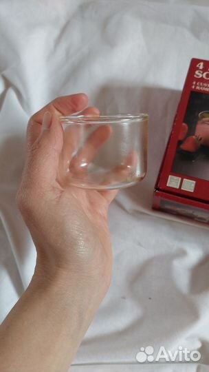 Рамекины, кокотницы Simax (стекло, Чехия) 4шт