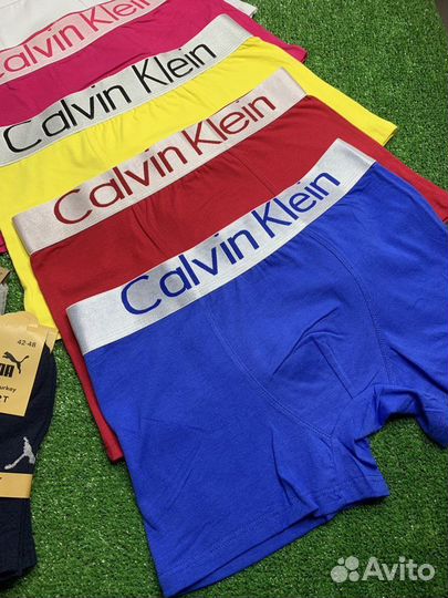 Трусы мужские боксеры calvin klein