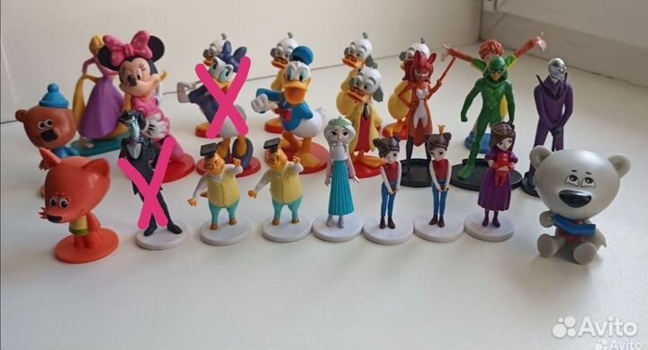 Фигурки sweet box царевны, микки маус,леди баг