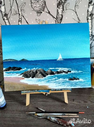 Картина акрилом 