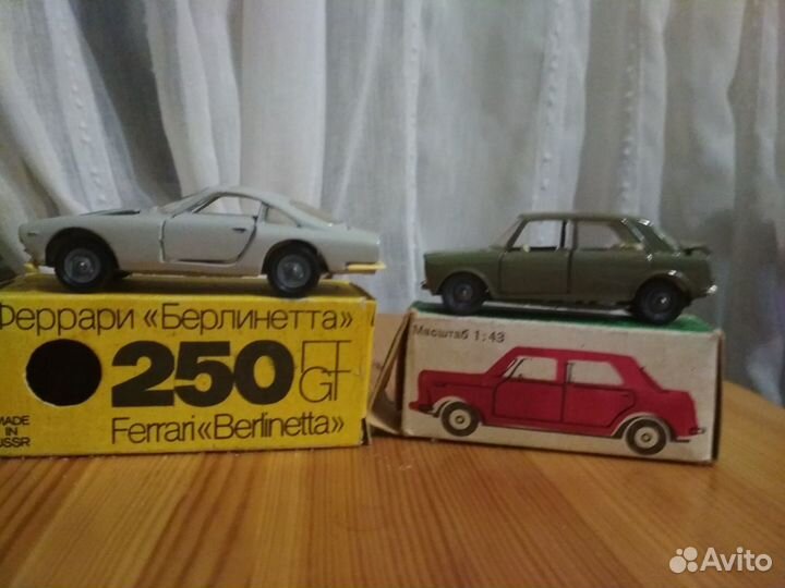 Модели машинок СССР