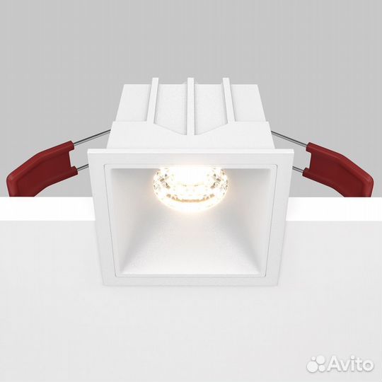 Встраиваемый светильник Alfa DL043-01-10W3K-D-SQ-W
