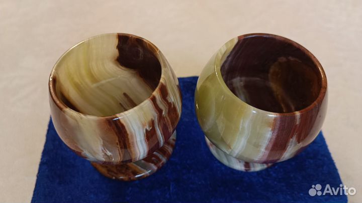 2 Бокала из оникса