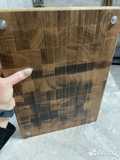 Торцевая разделочная доска из ясеня