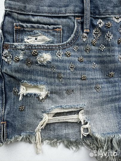 Шорты женские джинсовые Abercrombie fitch