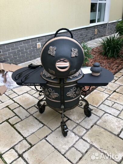 Эко Тандыр «Фирменный» Графит, откидная крышка