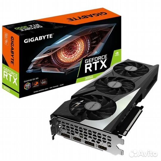 Видеокарта gigabyte GeForce RTX 3050 gaming OC