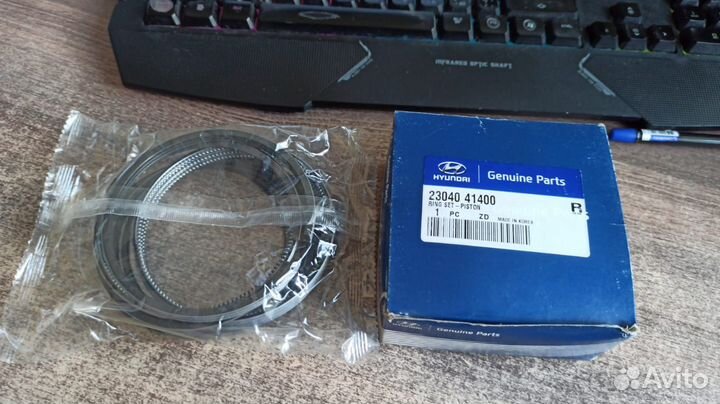 Кольца поршневые hyundai HD65,72,78,County дв.D4AL