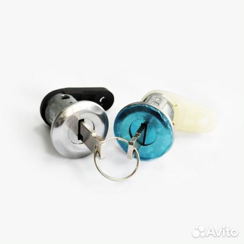 Замок двери 2 личинки передних дверей Renault Loga