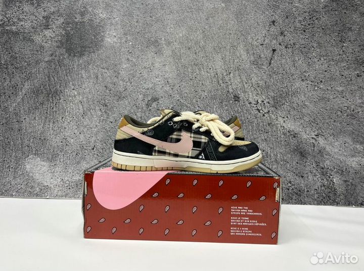 Кроссовки Nike SB dunk low x Cactus Jack Люкс