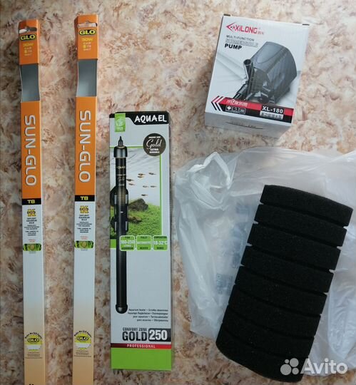 Аквариум новый 220л + комплектующие